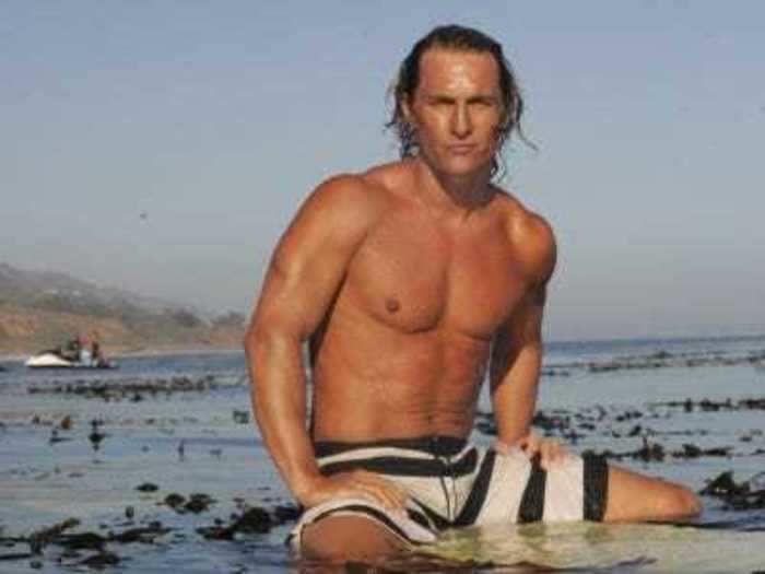 He was Steve Addington in "Surfer, Dude" (2008), his lowest-rated film.