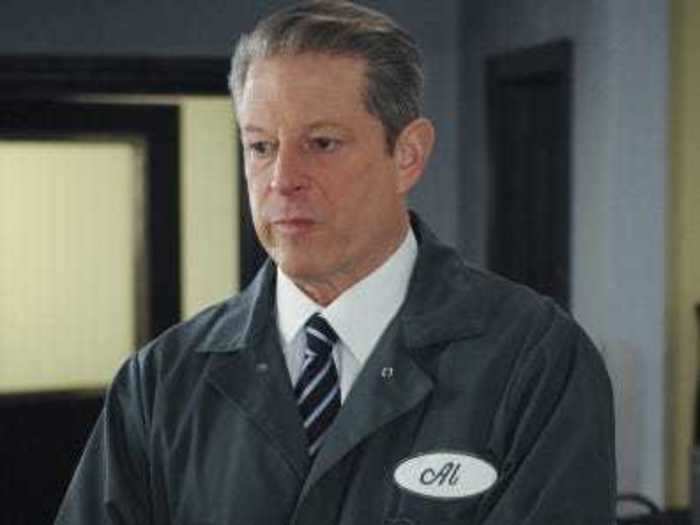 Al Gore, former vice president, played an environmentally conscious janitor in a 2009 episode of "30 Rock."