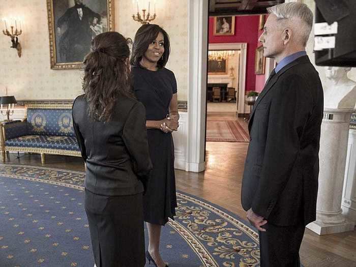 Michelle Obama was on an episode of NCIS.