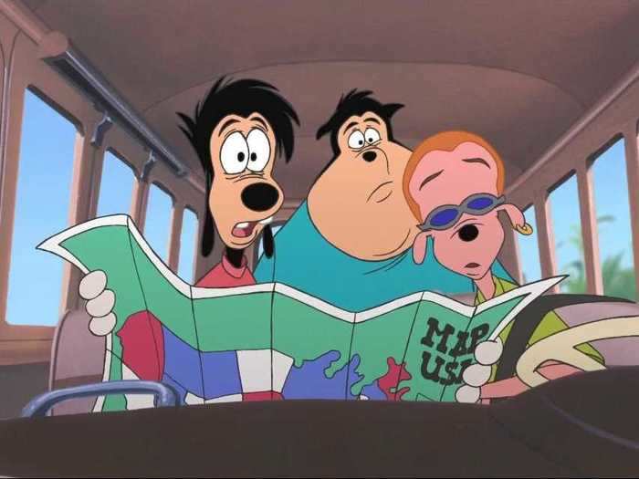 "An Extremely Goofy Movie" (2000) follows Max to college.