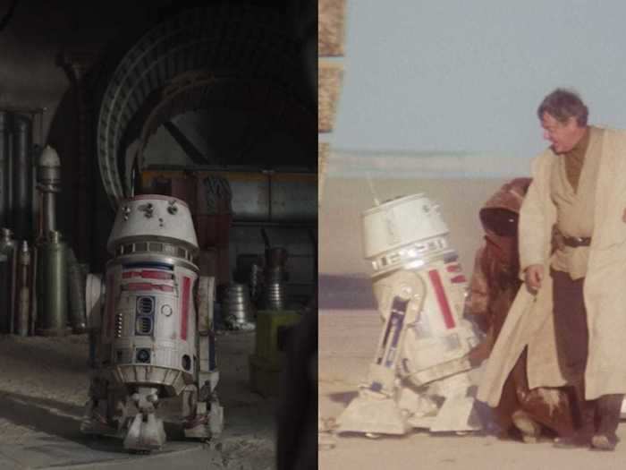 The R5 unit that works for Peli Motto appears to be the same one Luke and Owen Skywalker refused to buy from the Jawas in "Episode IV: A New Hope."