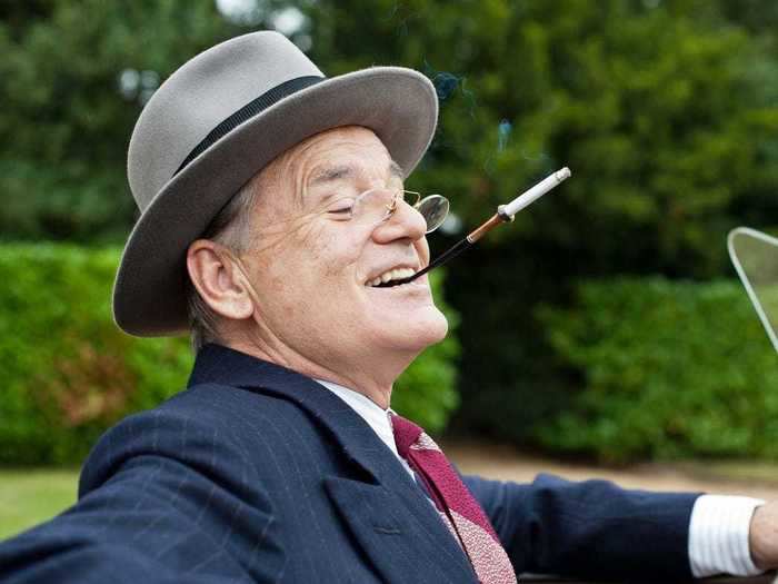 Bill Murray played Franklin Delano Roosevelt in "Hyde Park on Hudson" in 2012.