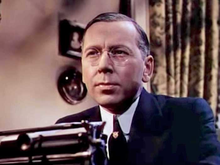 Alexander Knox played Woodrow Wilson in 1944