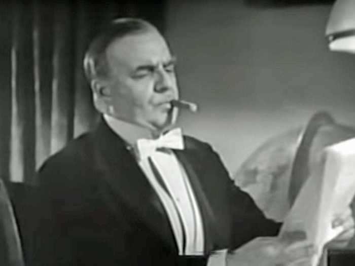 William McKinley, played by Frank Conroy, tries to stop some bank robbers in the 1937 movie "This Is My Affair."