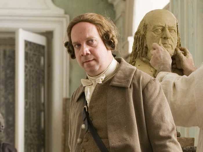 For our second president, John Adams, we have Paul Giamatti