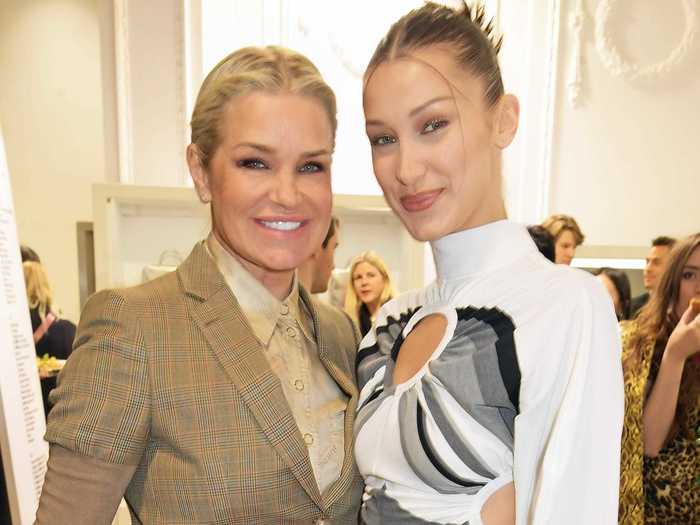 Bella Hadid took her mom, and former "Real Housewives of Beverly Hills" star, Yolanda, to vote for the first time.