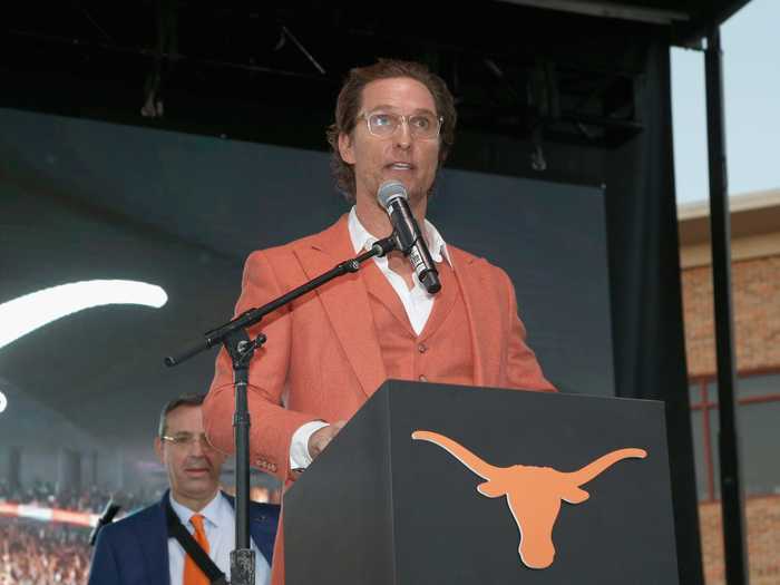 Now, McConaughey is a film professor at the University of Texas where he teaches film.