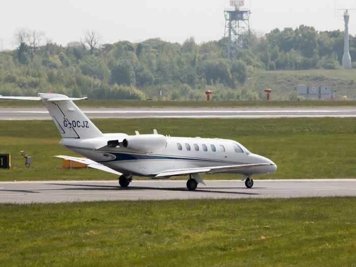 Starting at $18,000, flyers are given a light jet, such as this Cessna Citation CJ2.