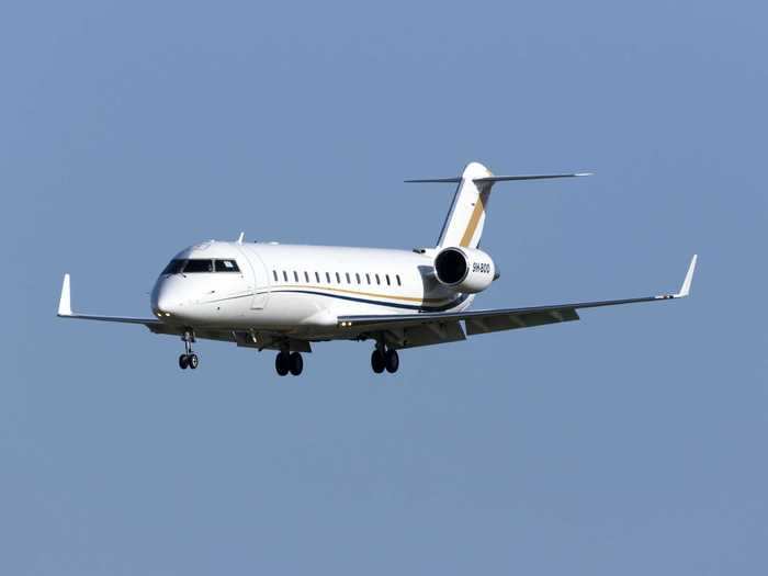 The Challenger 850 can also seat up to 16 in case additional members of the wedding party also want to take flight.