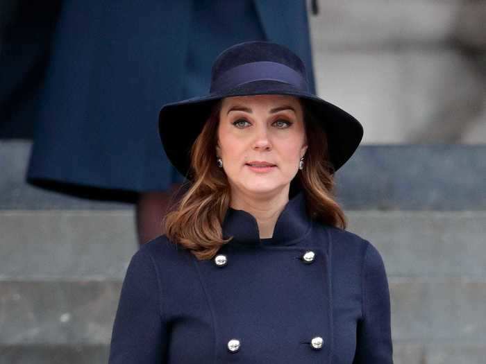 For the Grenfell Tower National Memorial Service, Middleton wore a wool Carolina Herrera coat and matching hat.