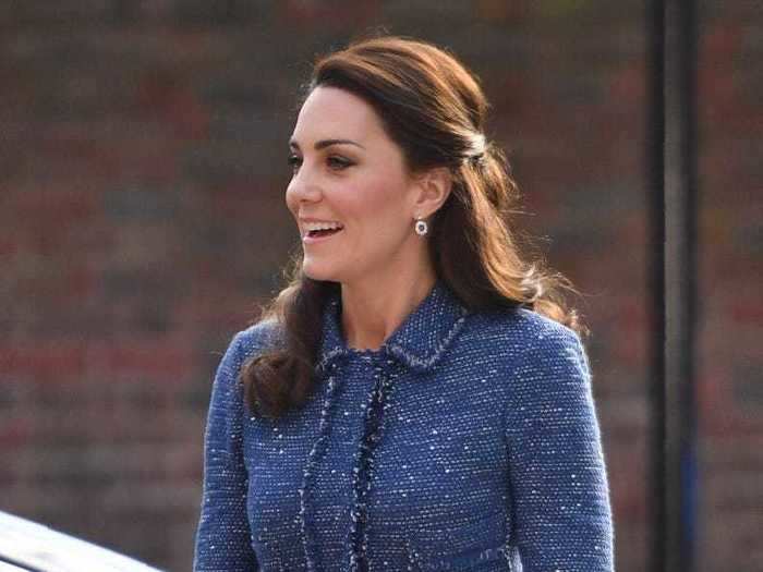 Middleton attended the official opening of the Ronald McDonald House Evelina London in 2017 wearing a tweed Rebecca Taylor set.