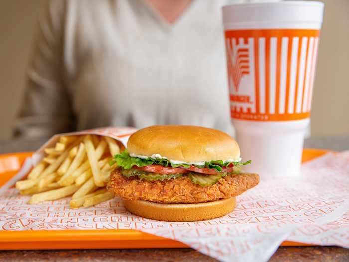 Also in September, Whataburger released a limited-time-only spicy chicken sandwich.