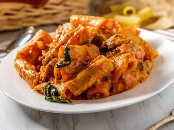 Upgrade your quick pasta dinner with a delicious bowl of vodka rigatoni.