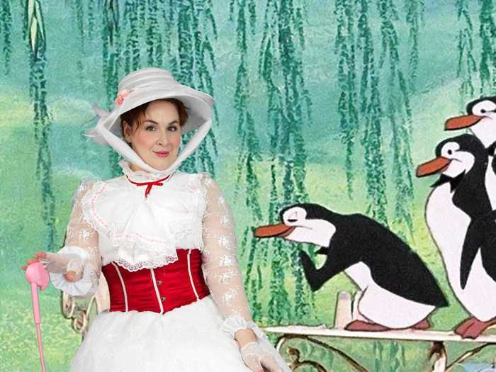 Mary Poppins is the only character from a live-action film to be included in the project.