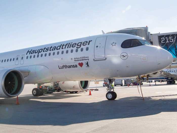 The jet is known as the "hauptstadtflieger," or the "capital flyer."