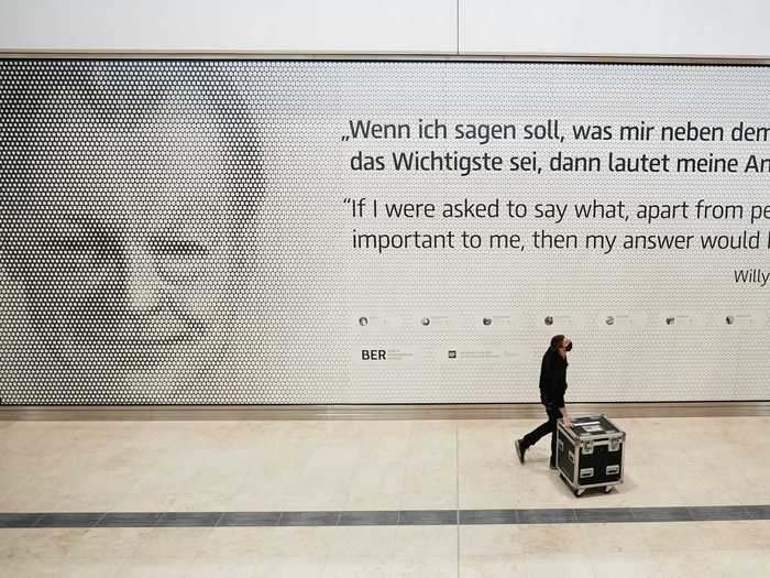 Brandenburg Airport is dedicated to German statesman Willy Brandt, a strong advocate for peace and freedom who won the Nobel Peace Prize in 1971. Signage around the airport will also say "Berlin Brandenburg Airport Willy Brandt."