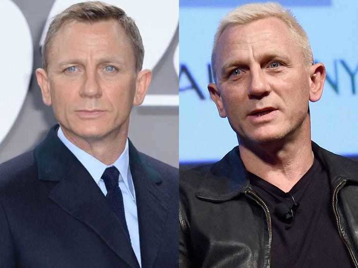 Daniel Craig went peroxide blonde for his role in "Logan Lucky."