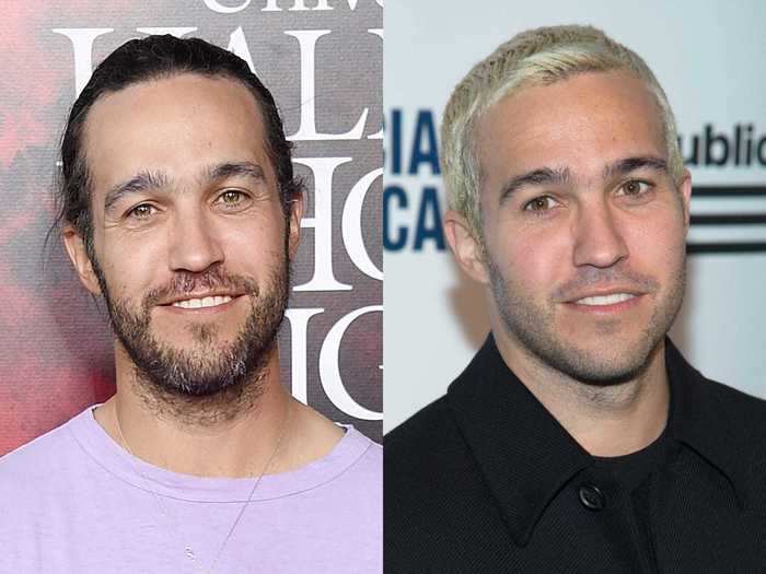 Pete Wentz went fully blonde in 2014.