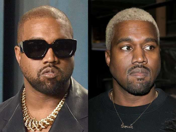 Kanye West went blonde, causing #blondye to trend on Twitter.