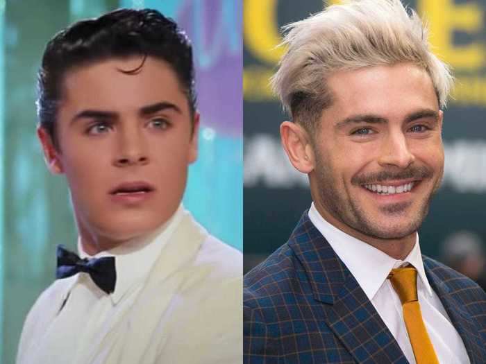 Zac Efron said he bleached his hair after he "lost a bet."