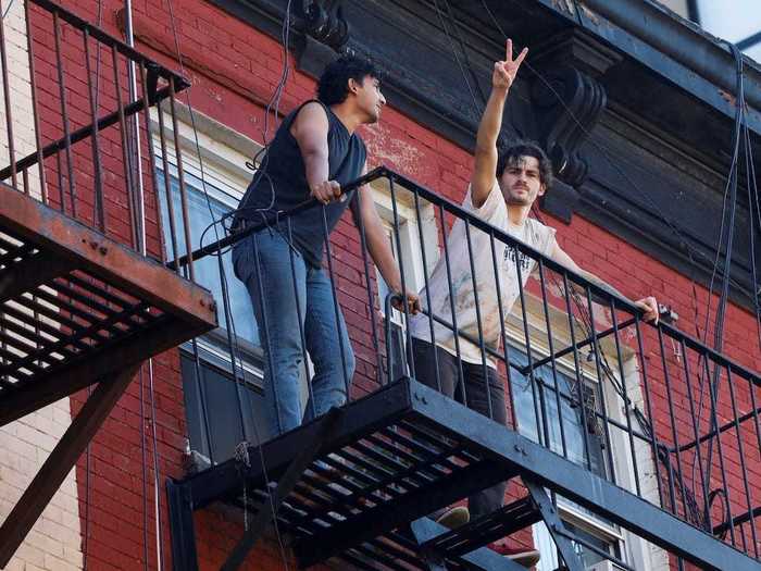 In New York City, people took to their balconies, rooftops, fire escapes, and windows to rejoice.