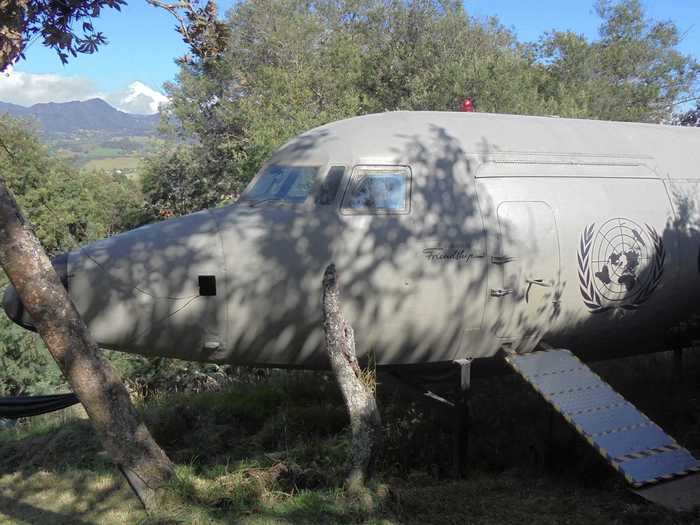 In Colombia, this Fokker 27 known as "The Flying Dutchman" now lives in the jungle near Bogota in Chingaza National Park.