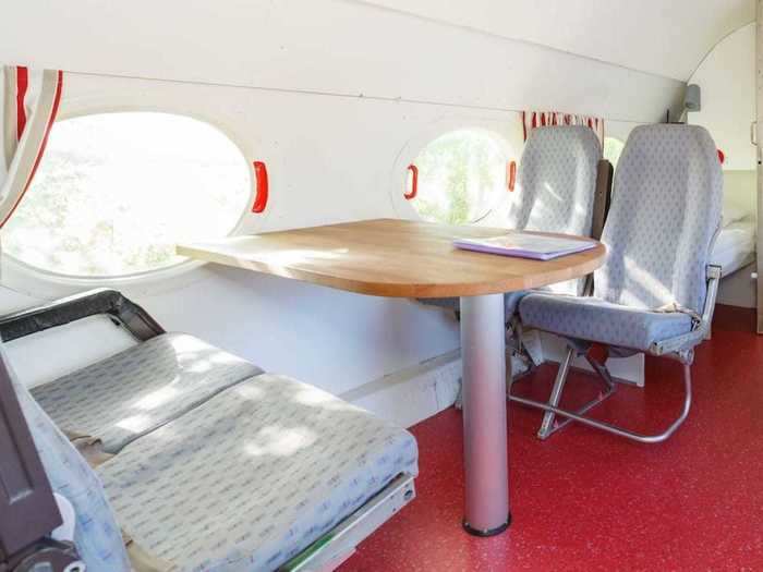 Guests can book the plane for $117 per night.