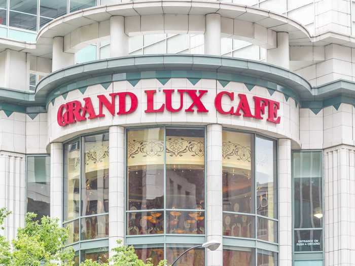 The Cheesecake Factory, Inc. owns several other chains, including Grand Lux Cafe.