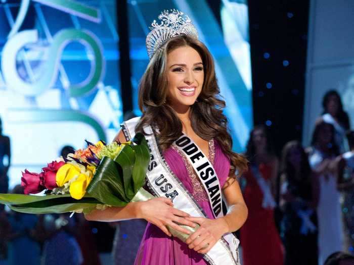 Olivia Culpo represented Rhode Island when she was named Miss USA in 2012.