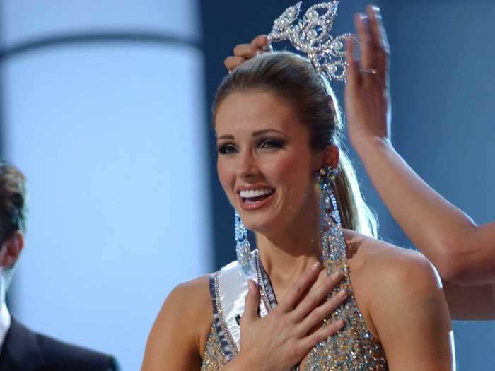 Shandi Finnessey was named Miss USA 2004 after representing Missouri.