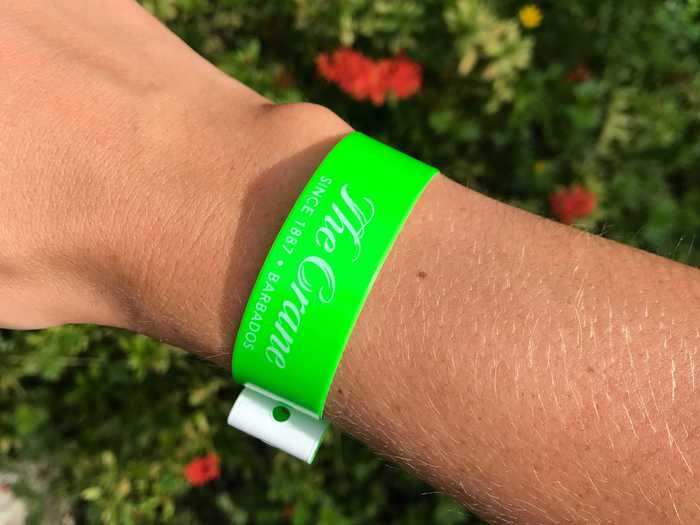 I was thrilled to test negative again for COVID and get my green wristband.