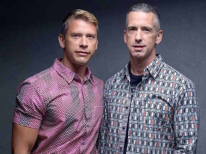 Author and activist Dan Savage raised his adopted son with partner Terry Miller.