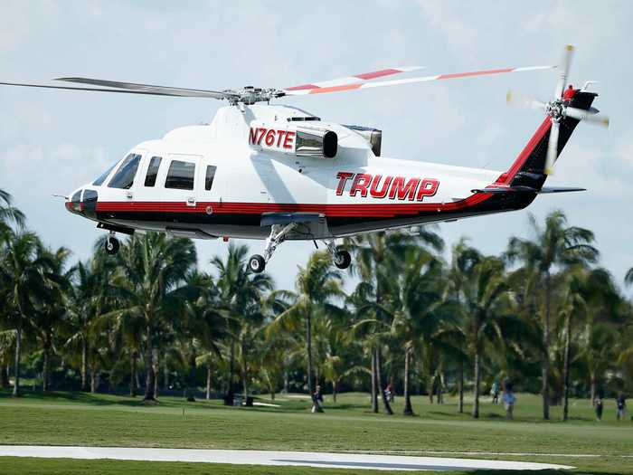 Trump has two more S-76 helicopters in his fleet, one more registered in the US and another in the UK servicing his golf resorts in Scotland.