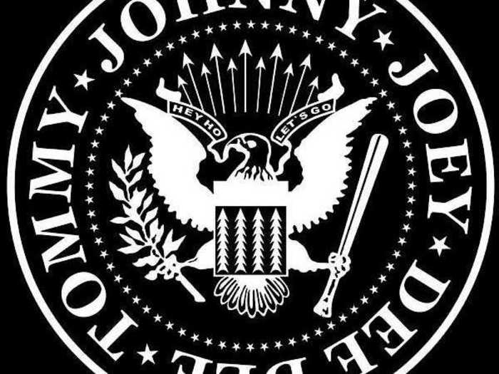 The popular Ramones emblem is based on the US presidential seal.