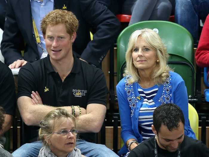 Harry went on to meet the then-second lady several times over the years, including at the Invictus Games in London in 2014.