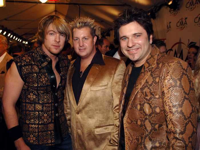 Rascal Flatts coordinated their CMA looks in 2005.