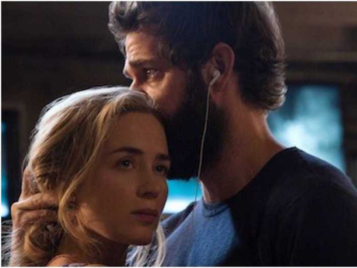 Emily Blunt starred alongside John Krasinski in "A Quiet Place" (2018).