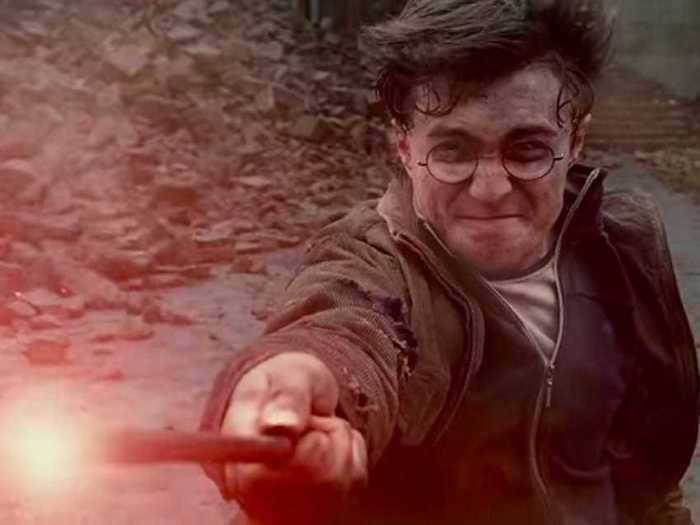 Daniel Radcliffe was Harry Potter in "Harry Potter and the Deathly Hallows – Part 2" (2011).