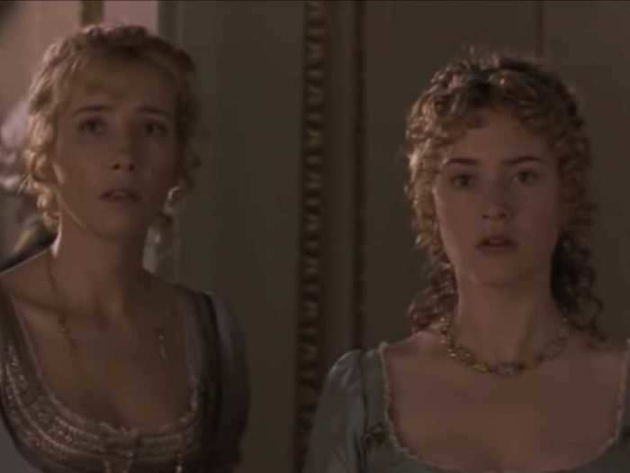 Kate Winslet was Marianne Dashwood in "Sense and Sensibility" (1995).