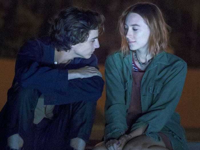 Timothée Chalamet was Kyle Scheible in "Lady Bird" (2017).