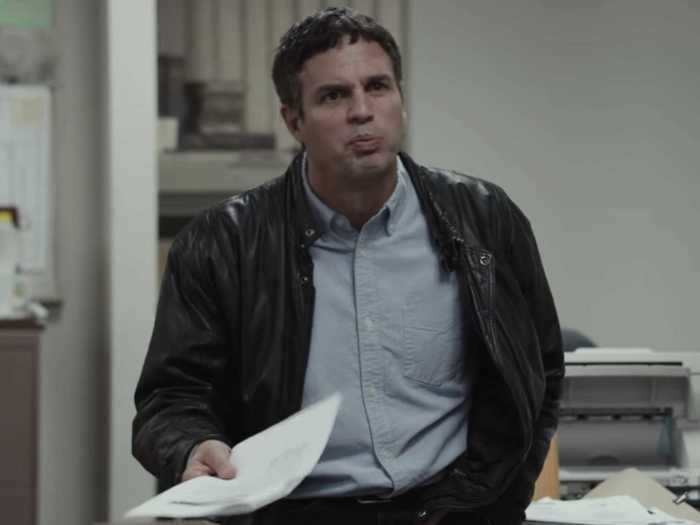 Mark Ruffalo portrayed Michael Rezendes in "Spotlight" (2015).