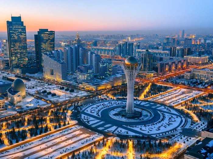 Nur-Sultan is Kazakhstan