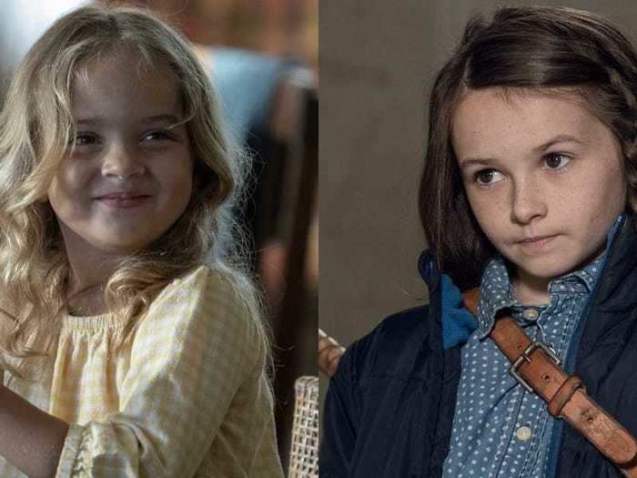 Twins Chloe and Sophia Garcia-Frizzi played a young Judith Grimes on "The Walking Dead." When the show jumped forward six years, Cailey Fleming took over the role.