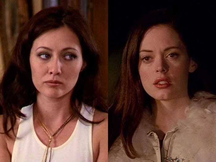 Shannen Doherty also starred on "Charmed," but the actress left after three seasons and Rose McGowan joined the cast for five seasons.