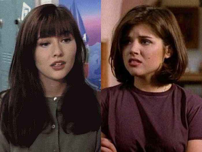 Shannen Doherty left "Beverly Hills, 90210" after four seasons and was replaced by Tiffani Thiessen as the new villain.