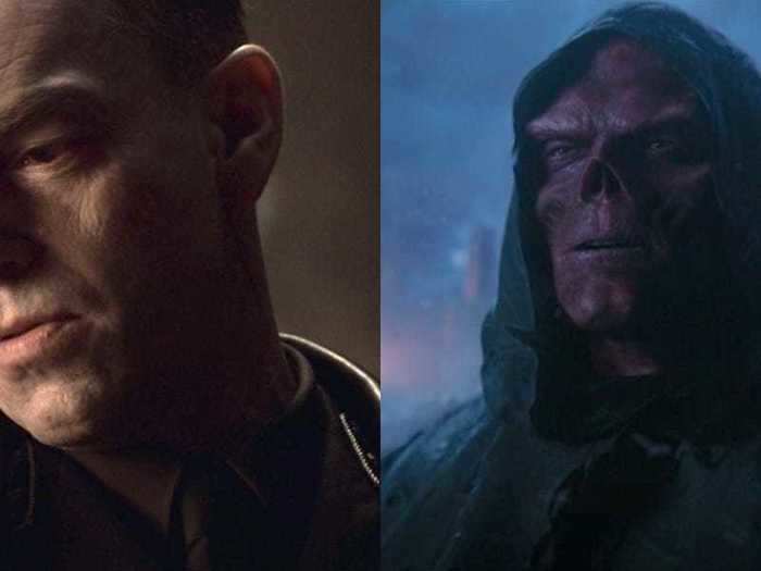 Hugo Weaving played Johann Schmidt in "Captain America: The First Avenger." After his character became the Red Skull, he didn