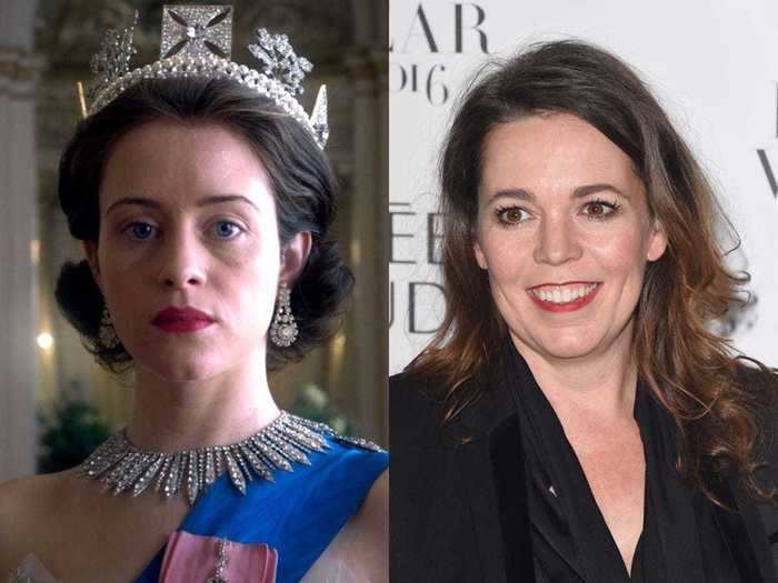 Olivia Colman was announced as Claire Foy