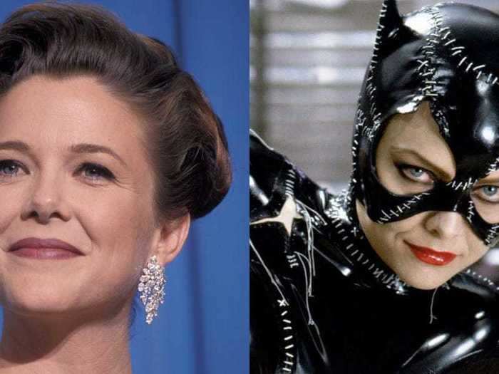 When Annette Bening dropped out of the role of Catwoman in "Batman Returns," Michelle Pfeiffer took over.