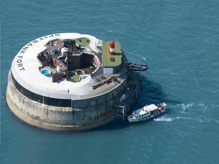 Spitbank Fort is the epitome of nautical luxury and boasts 33,000 square feet over three floors.