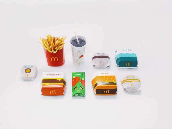 The new packaging is planned to roll out across all McDonald